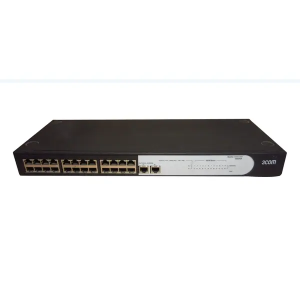 3CBLUF26 3Com Baseline 2026 Ethernet Switch 26 Ports 24 x RJ-45 10/100/1000Base-T, 10/100Base-TX
