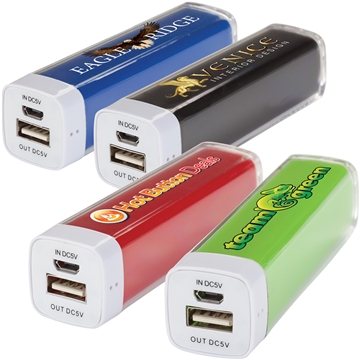 25 Customized Beta 2200mAh Mobile Power Bank - UL Certified