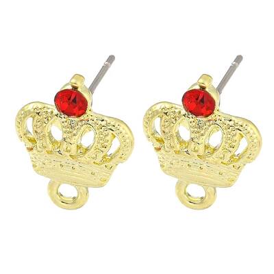 Rack Plating Alloy Stud Earring Finding