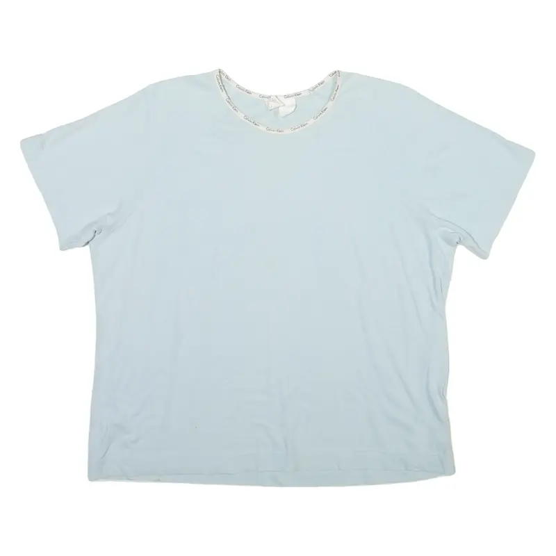 CALVIN KLEIN Womens T-Shirt Blue L