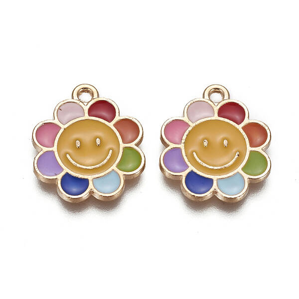 Alloy Enamel Pendants