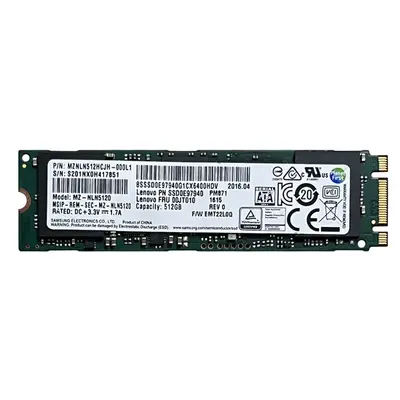 00JT010 Lenovo 512GB Triple-Level Cell SATA 6Gb/s M.2 2280 Solid State Drive