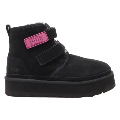 UGG Snow Boots Black Synthetic Girls UK 5