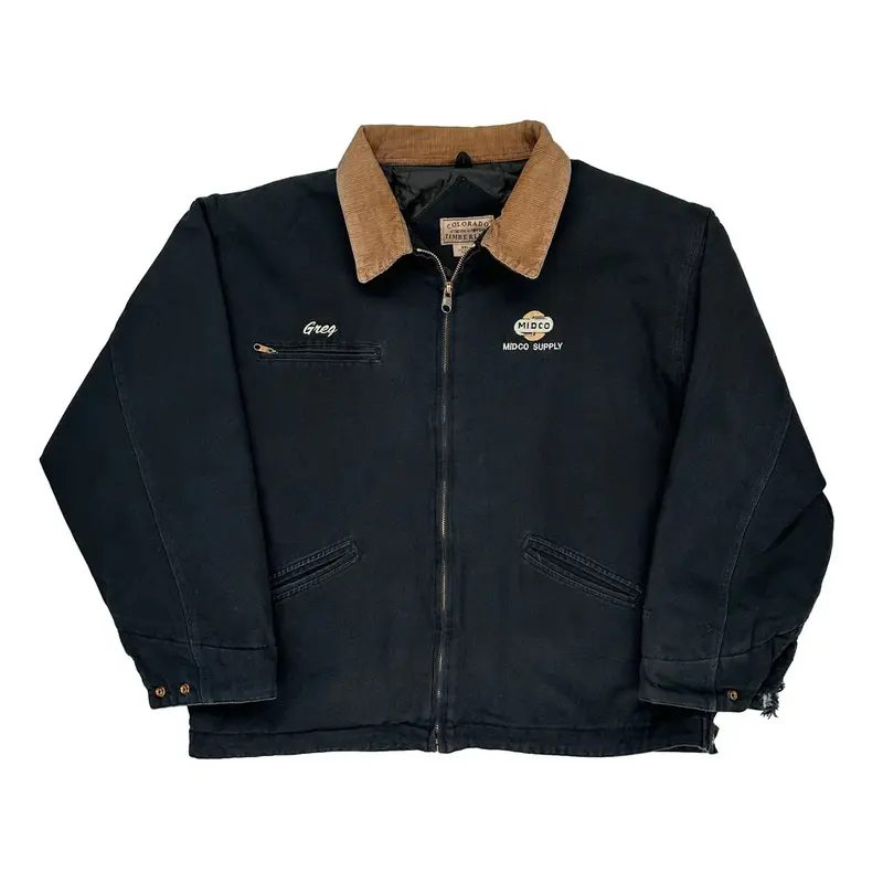 Midco Supply Colorado Timberline Jacket - 2XL Black Cotton Blend | Size: xx-large