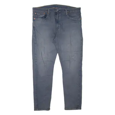 LEVI'S 502 Jeans Mens Blue Regular Tapered Stone Wash W38 L29