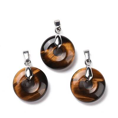 Natural Tiger Eye Pendants