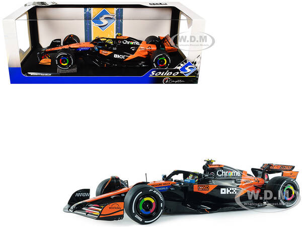 McLaren MCL39 #4 Lando Norris OKX Winner Formula One F1 Australian GP (2025) Competition Series 1/18 Diecast Model Car ...