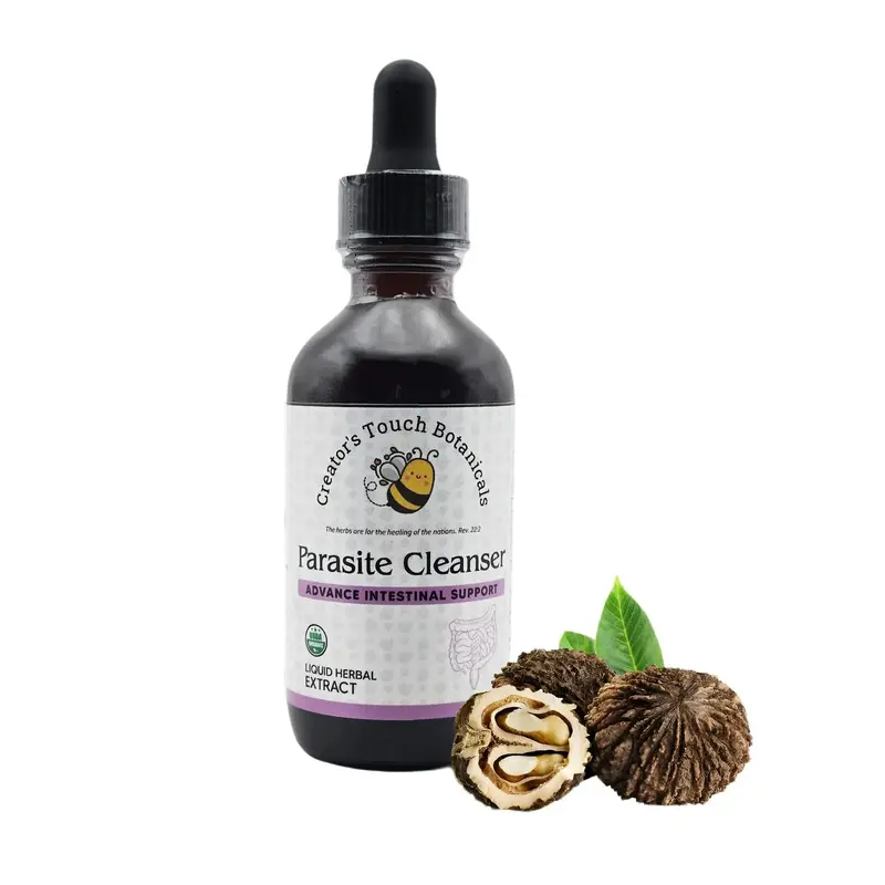 Parasite Cleanse  Detox Tincture by Creator's Touch Botanicals 1 Fl. Oz Liquid Herbal Supplement with Wormwood, Black Walnut ...