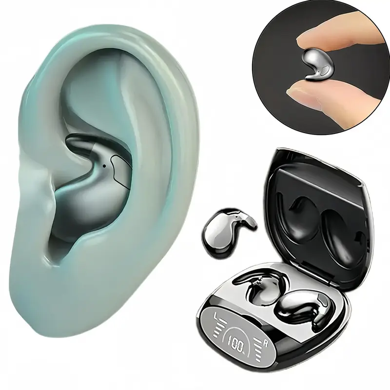 Wireless Headphone, Bluetooth-compatible Earbuds, Long Standby Wireless Earbuds, HiFi Sound Earphones for Android iOS, Hallow...