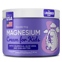 Doodle Hog Magnesium Cream for Kids Lavender Scent - Soothing Relief & Relaxation with Calendula, Aloe Vera, Shea Butter - US...