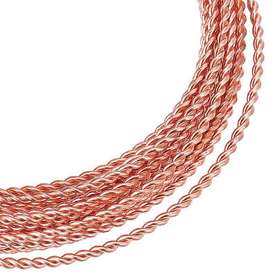 BENECREAT 2 Rolls 13.12Feet Twist Jewelry Wire