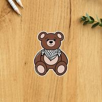 Keffiyeh Teddy Bear Sticker | Palestine Sticker | High Quality Waterproof Vinyl