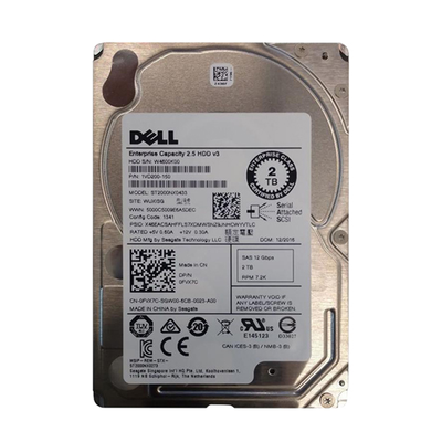 0FVX7C Dell 2TB 12Gb/s SAS 7200 2.5-inch 128MB Hard Drive