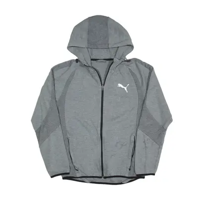 PUMA Hoodie Grey Full Zip Mens M