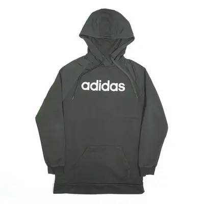ADIDAS Hoodie Black Pullover Womens S