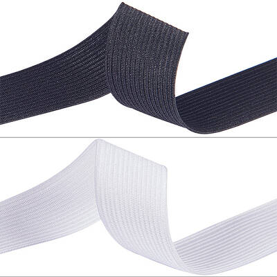 BENECREAT 20 Yards 25mm Wide Flat Elastic Band Spool Sewing Bands Webbing Garment Sewing Accessories (10Yards/Color)