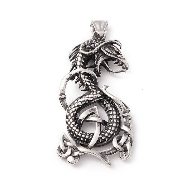Tibetan Style 304 Stainless Steel Pendants