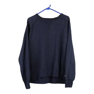 Champion Sweatshirt - XL Navy Cotton Blend