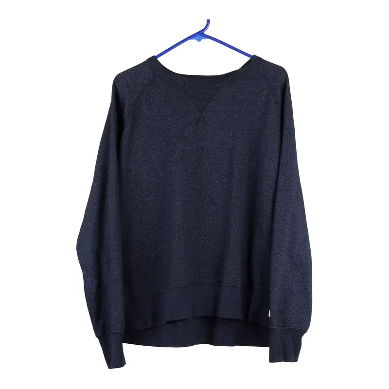 Champion Sweatshirt - XL Navy Cotton Blend