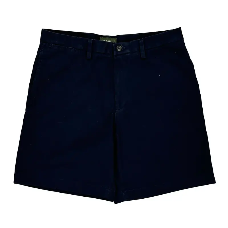 Eddie Bauer Chino Shorts - 35W 9L Navy Cotton