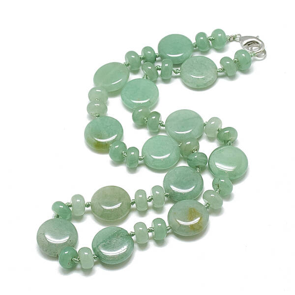 Natural Green Aventurine Beaded Necklaces