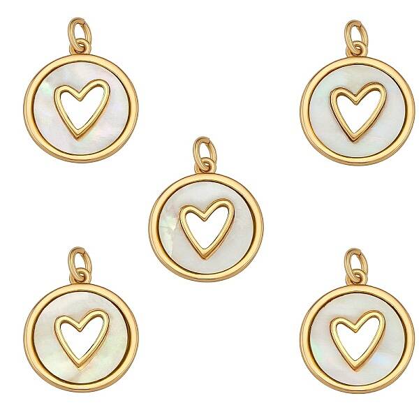 Real 18K Gold Plated Brass Pendants