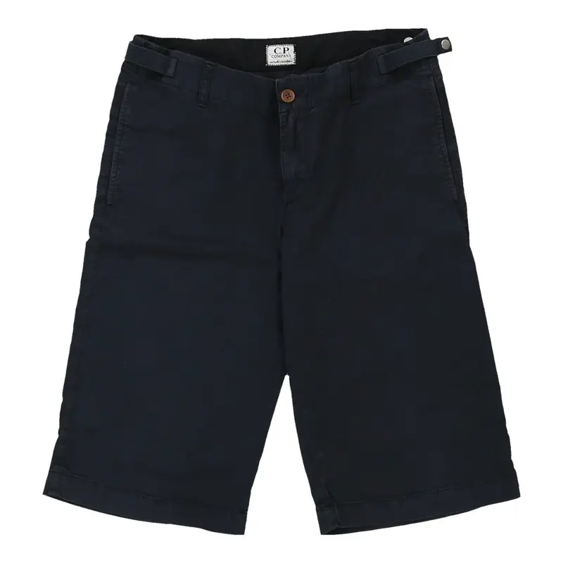 Age 12 C.P. Company Shorts - 26W 12L Navy Cotton Blend | Size: 26