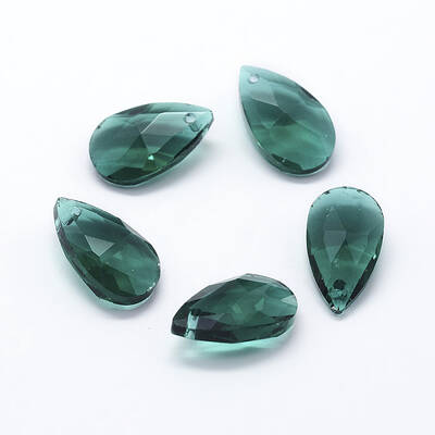 Faceted Glass Pendants