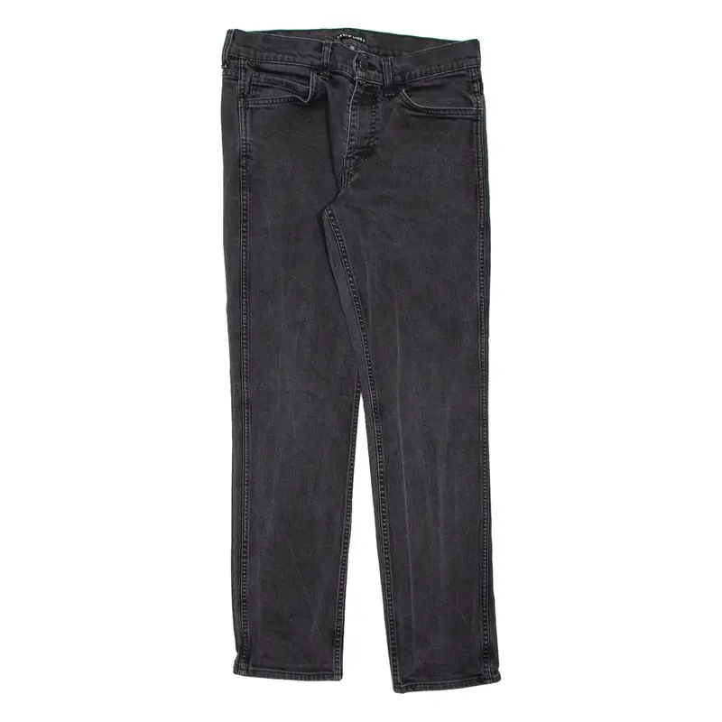 LEVI'S Levi's Line 8 Womens Jeans Black Slim Straight Charcoal Wash W32 L32
