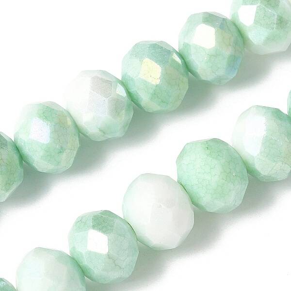 Electroplate Handmade Lampwork Beads Strands