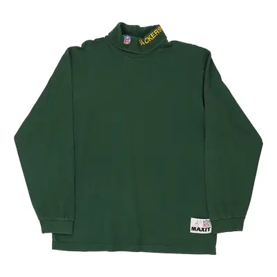 Green Bay Packers Maxit NFL Rollneck - Large Green Cotton