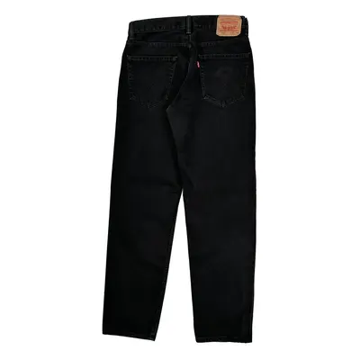 Relaxed Fit 550 Levis Jeans - 30W 33L Black Cotton