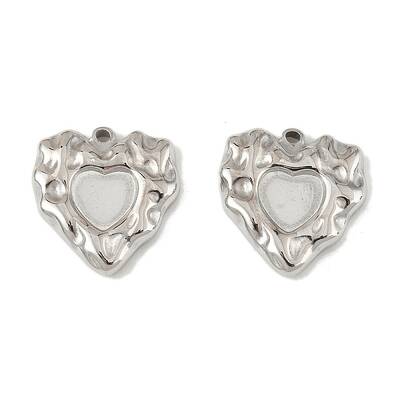 304 Stainless Steel Pendant Cabochon Settings