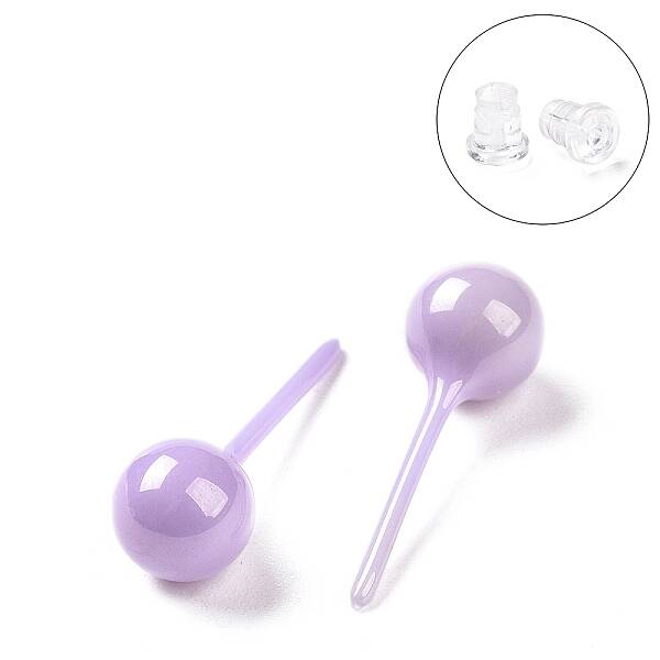 Hypoallergenic Bioceramics Zirconia Ceramic Stud Earrings
