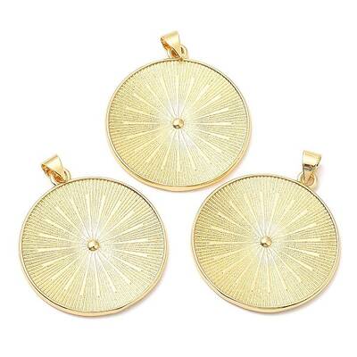 Rack Plating Brass Pendants