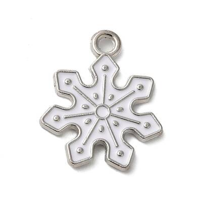 Winter Theme Alloy Enamel Pendants
