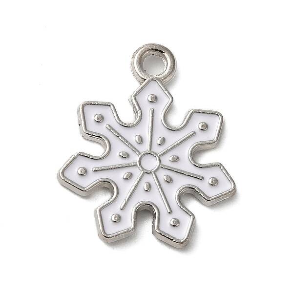 Winter Theme Alloy Enamel Pendants