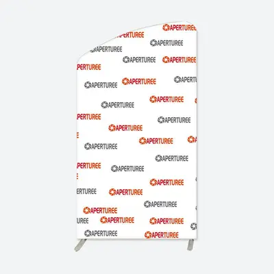 Custom Arch Backdrop Cover with Photo Text