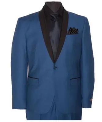 Indigo Groomsmen Suits