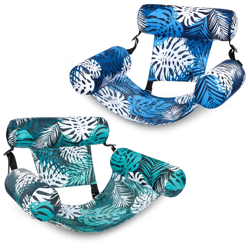 SLOOSH Inflatable Pool Floats Adult, 2 Packs / 1 Pack Floating Lounge Chairs , Blow up Pool Noodles for Adult Heavy Duty, Flo...