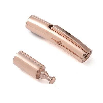 Ion Plating(IP) Column 304 Stainless Steel Bayonet Necklace Clasps