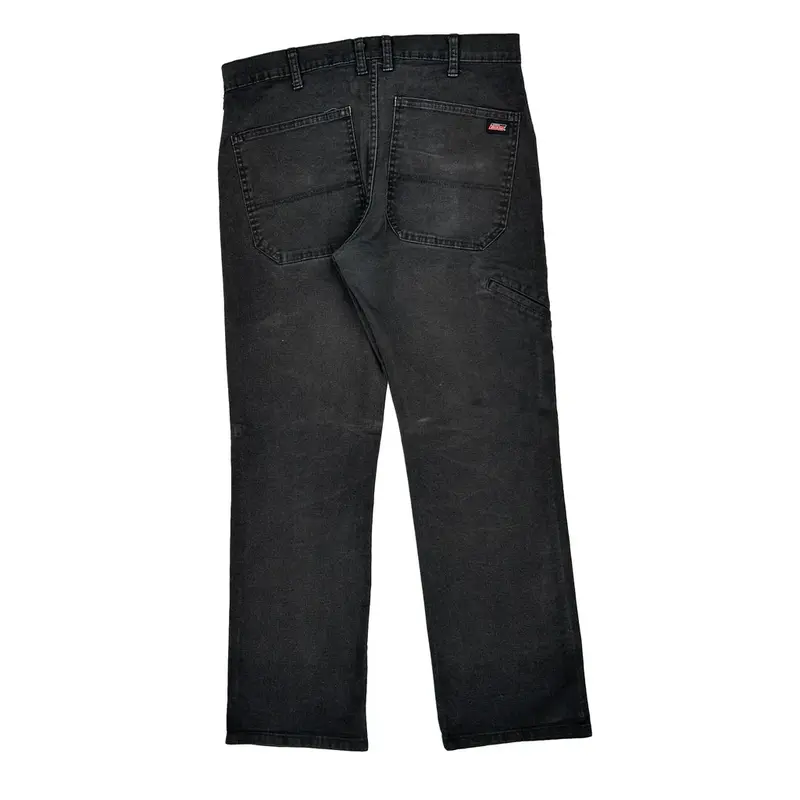 Dickies Trousers - 33W 29L Black Cotton Blend