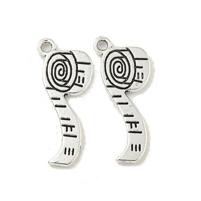 Measuring Tape Tibetan Style Zinc Alloy Pendants