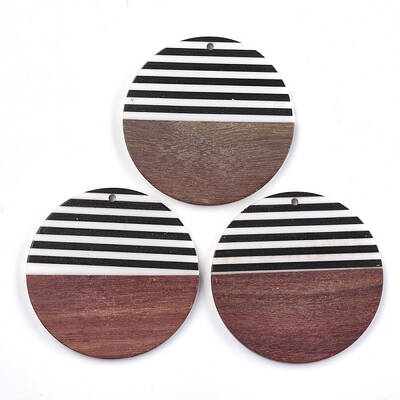 Resin & Wood Pendants