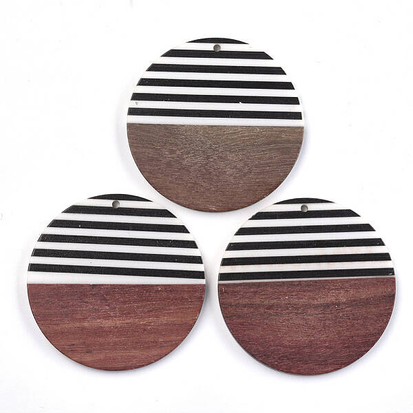 Resin & Wood Pendants