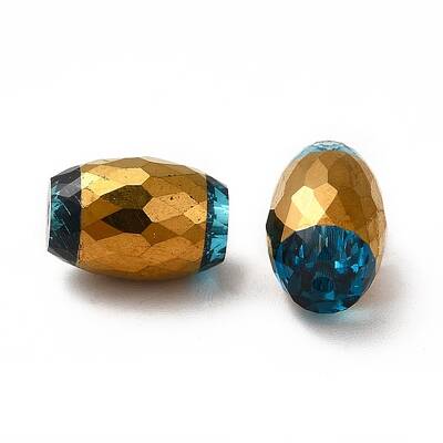 Opaque Electroplate Glass Beads