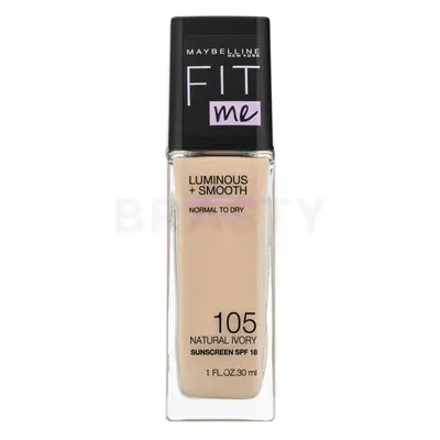 Fondotinta Maybelline Fit Me! Luminous + Smooth 105 Natural Ivory 30 ml