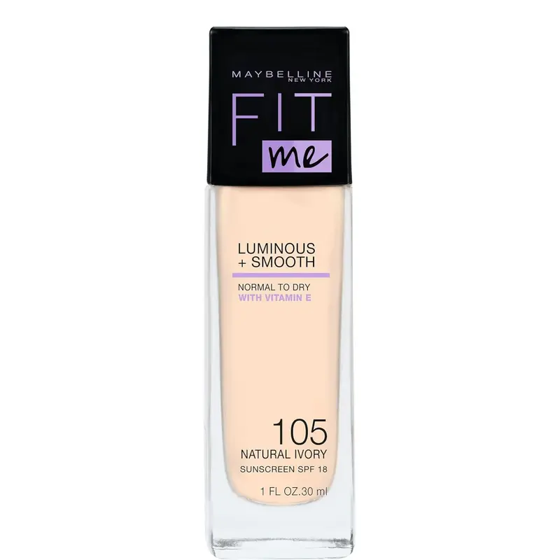 Fondotinta Maybelline Fit Me! Luminous + Smooth 105 Natural Ivory 30 ml