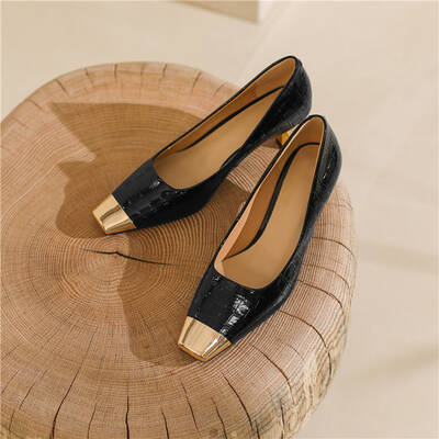 CHIKO Calisto Square Toe Kitten Heels Pumps Shoes