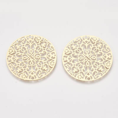 Brass Filigree Joiners Links